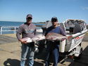These fish were caught Sat 31-10-09 At Faulkner beacon area Angelo caught the 5470 grm fish at 710 am